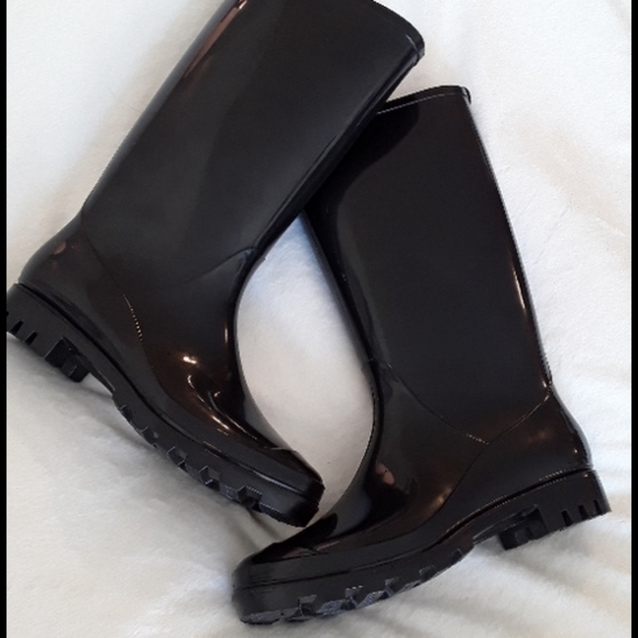 Capelli of New York Black Rain Boots - Picture 6 of 12
